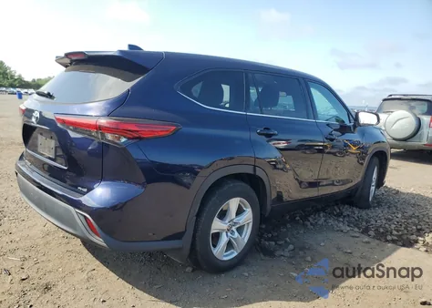 2021 Toyota Highlander L from USA, damaged, VIN 5TDCZRBH5MS532163